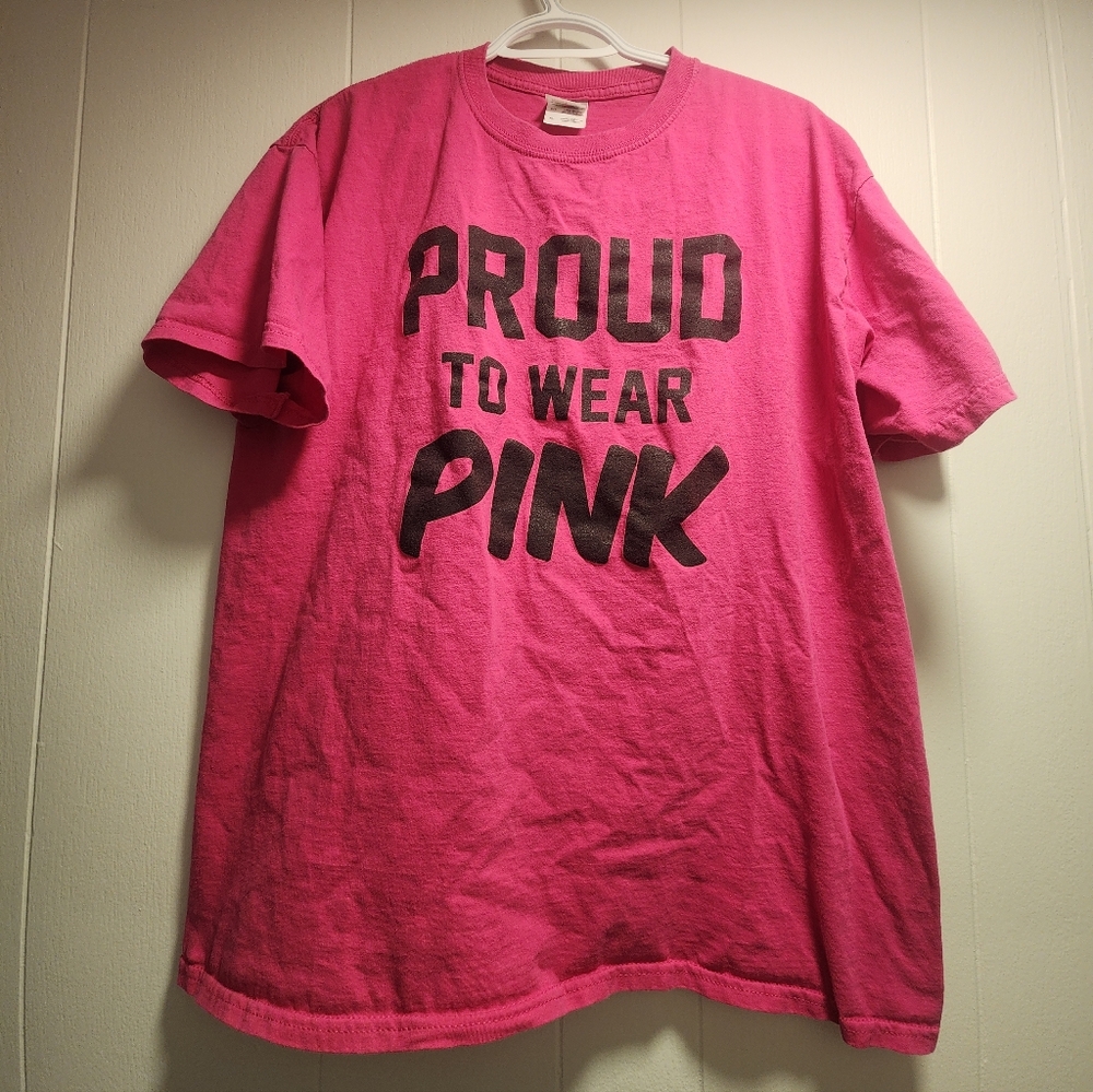Fruit of the Loom Pink Graphic Tee